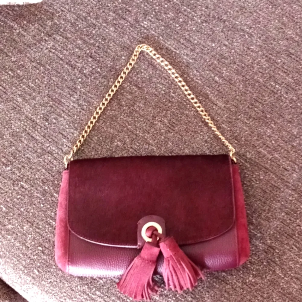 💞RARE Kate Spade💞 - Sequoia Avenue Greer Clutch (Leather, Suede, & Calf Hair)